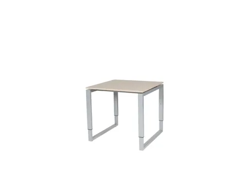 Domino Plus Bureau Hoogte Verstelbaar 800x800mm Robson Eiken Alu