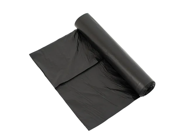 Afvalzak 110 Liter 70x110x0.021 Zwart 10 rollen à 25 stuks MDPE