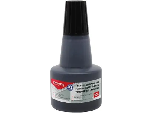 Stempelinkt Oliebasis Flesje 30 Ml Zwart