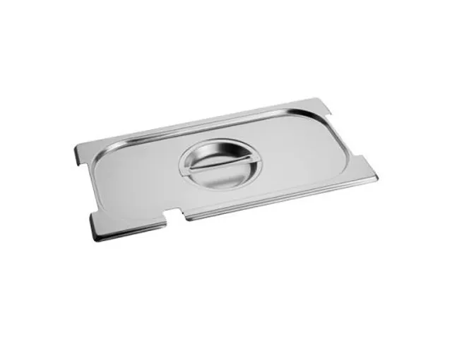 Caterchef Gastronorm deksel RVS met uitsparingen 1/3 GN