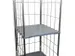 hygiënisch legbord,v. Gaasbox BxD 710x762mm,draagverm. 150kg,HDPE