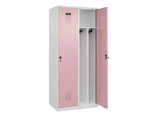 locker voor scheiding van kleding,HxBxD 1850x800x500mm,2vak