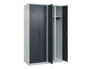 locker voor scheiding van kleding,HxBxD 1850x1200x500mm,4vak - 2