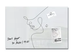Nobo Widescreen magnetisch glasbord 126 x 71,1 cm zwart Nobo Widescreen magnetisch glasbord 126 x 71,1 cm zwart