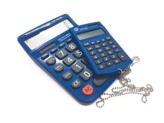 BST Dual detectable desktop calculator blauw - 3