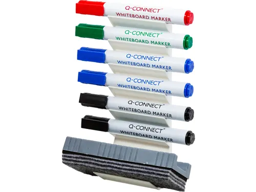 Q-CONNECT accessoirehouder voor whiteboard incl. markers en wisser