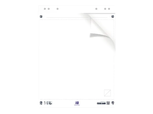 Flipoverpapier Oxford smart 60x80cm blanco 90gr 20v