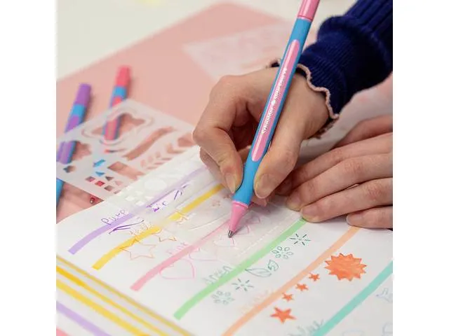 Balpen Slider Edge Pastel, Pastel rose