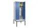 locker voor scheiding van kleding,HxBxD 2120x800x815mm,2vak