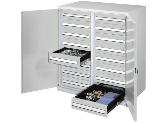 Materiaalkast Scheidingswand Dubbelwandige Deur 1100x1000x600mm 16lade