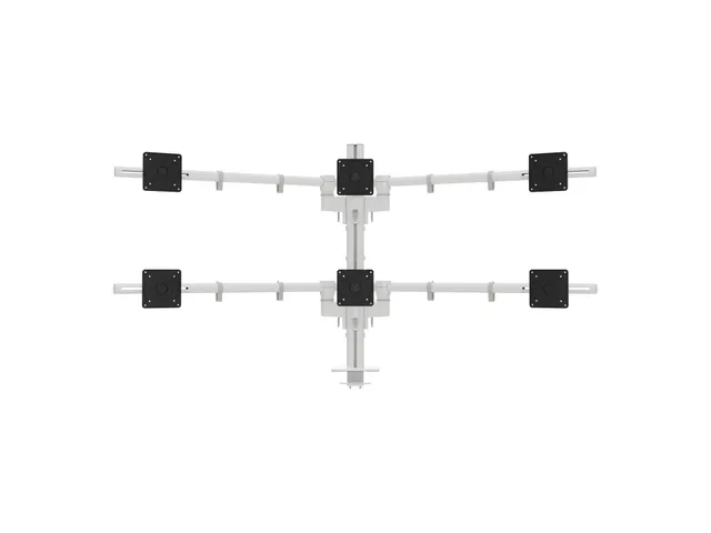 Bras 6 écrans Viewgo modular 260 blanc