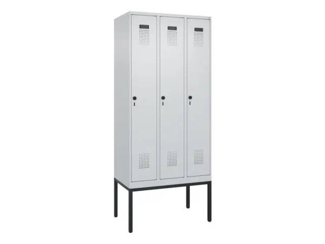 locker voor scheiding van kleding,HxBxD 2120x900x500mm,3vak