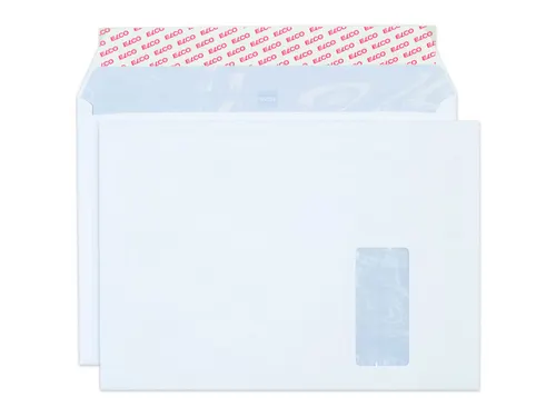 envelop Premium Optifix C4 FSC 90 gram met venster rechts 250 stuks