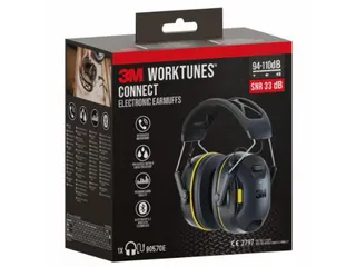 Oorkap 3M WorkTunes Connect Bluetooth 94-110 dB zwart - 9