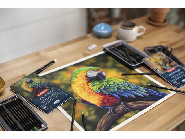 Crayon de couleur Derwent Chromaflow set 24 couleurs