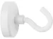 Aimant Westcott avec crochet 48mm +/- 60kg Blanc