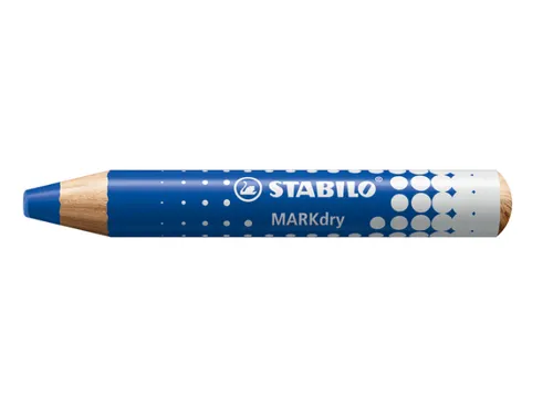 Whiteboardpotlood STABILO MARKdry 30 stuks blauw