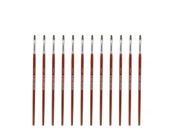 Penseel Kangaro Serie 121 plat Nr. 0 geitenhaar doos 12 stuks