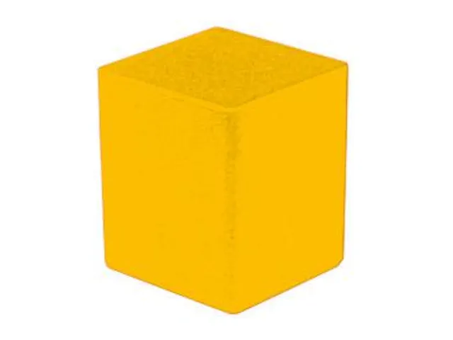 Inzetbak HxLxB 63x54x54mm Polystyreen Geel 50 stuks