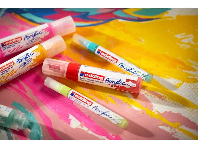 Acrylmarker edding e-5300 fijn zwart