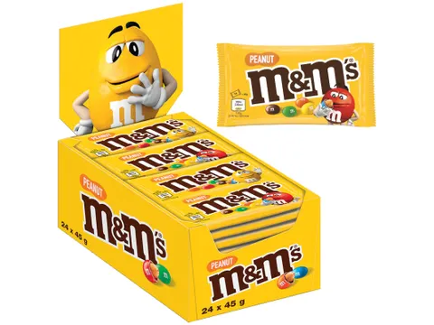 Snoepgoed M&M's Peanut 24x 45 gram