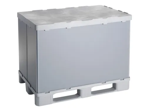 Vouwbare Palletbox Pp/pe Hxlxb 940X1200X1000Mm 850L 3Sledepoten