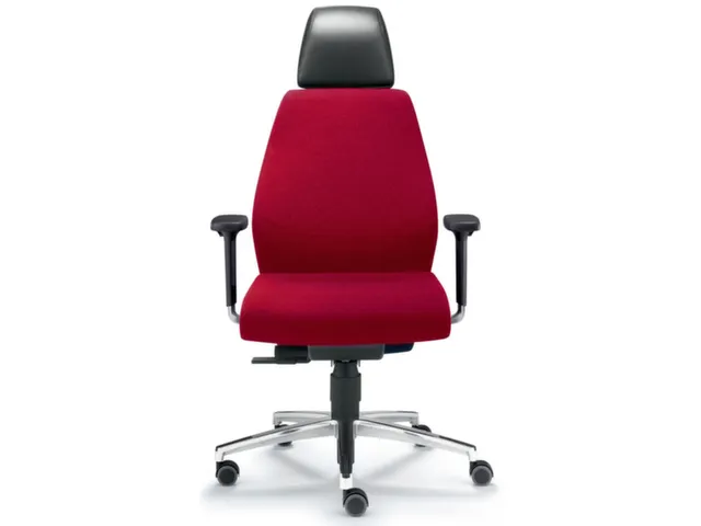 Dauphin 24-uurs Bureaustoel voor controlekamer Rood