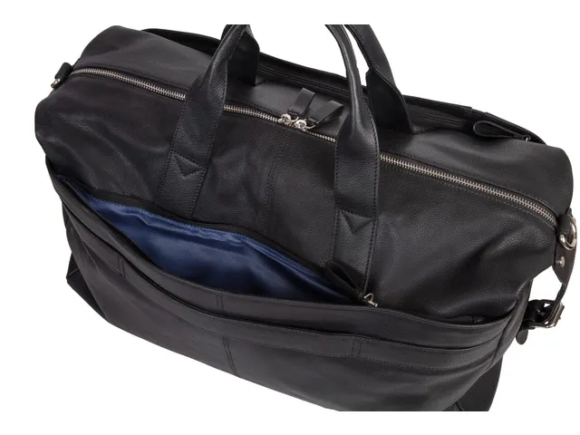 Weekendtas Alassio TORO. Zwart leer.