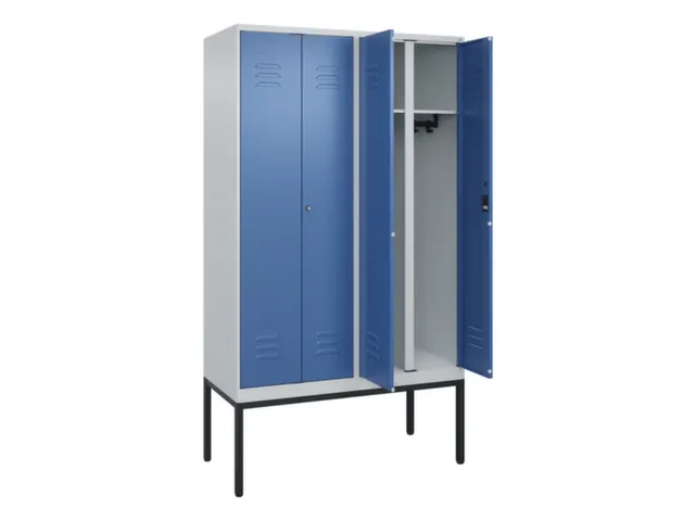 locker voor scheiding van kleding,HxBxD 2120x1200x500mm,4vak