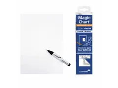 Legamaster Magic-Chart notes Whiteboard folie A4 20x30cm Wit 25 vel