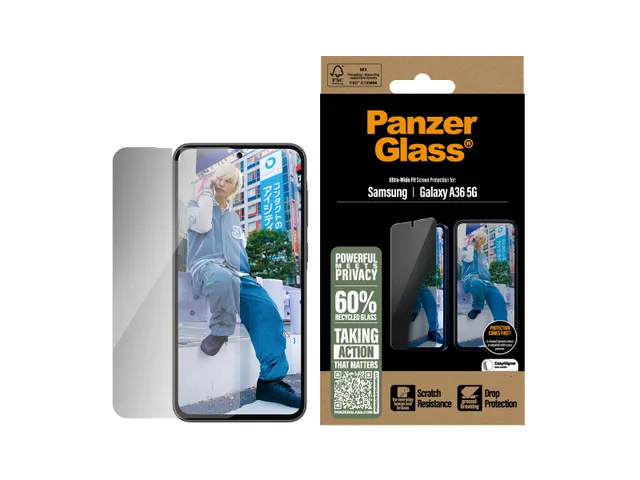 PanzerGlass 2-Way Privacy Screen Protector Samsung Galaxy A36 5G |