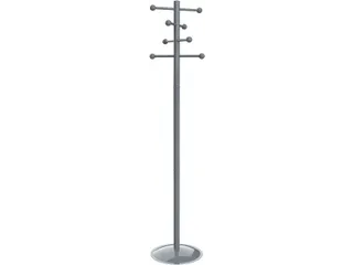 Kapstok MAULsaphir Lite standvoet 171cm grijsmetaal 8 haken - 8