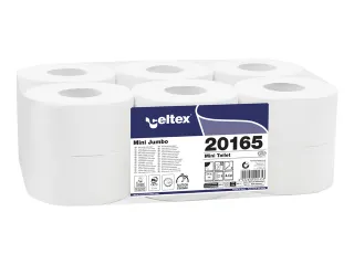 Toiletpapier Celtex Mini Jumbo 2-laags wit 160 meter krimp a 12 rol - 2
