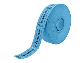 Consumptiebon Combicraft 57x30mm 2-zijdig 2x1000 stuks blauw - 3