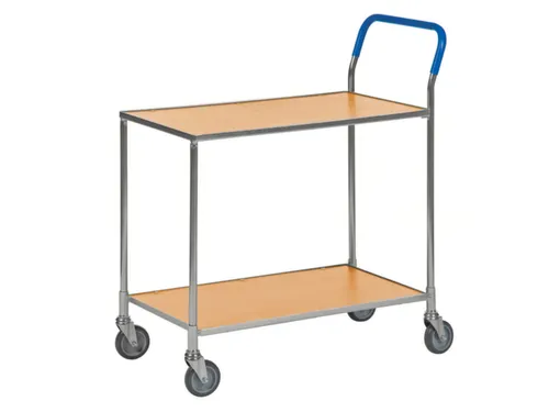tafelwagen,draagverm. 150kg,2xstaalplaat,laadvl. LxB 760x430mm