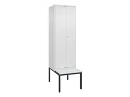 locker voor scheiding van kleding,HxBxD 2120x600x815mm,2vak