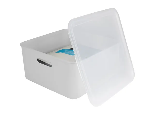 Opbergbox Sunware Home cube 12,5L wit