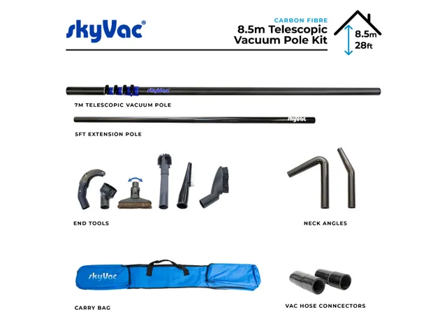 Pole set telescopisch 8.5m