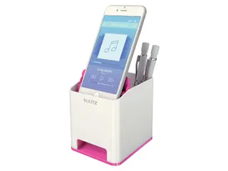 Pennenhouder Leitz WOW wit/roze - 3