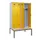 PBM-locker met bank,HxBxD 2120x1200x815mm,4vak,vak B 300mm