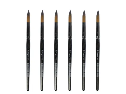 Penseel Kangaro Serie 340 rond Nr. 20 synthetisch doos 6 stuks