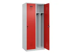 locker voor scheiding van kleding,HxBxD 1850x800x500mm,2vak