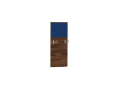 baliepaneel bureau aanbouw rechts NP-tiepolo nut BN6016-blauw 600mm
