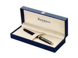 Rollerpen Waterman Hémisphère Black lacquer GT Fijn