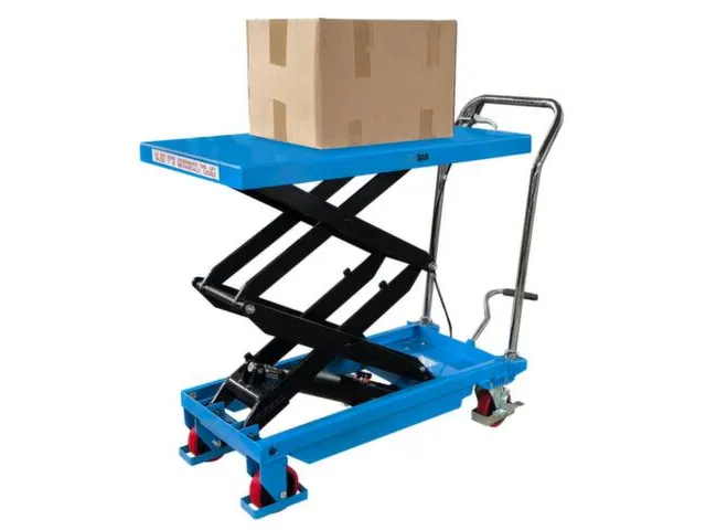 mobiele schaarheftafel,draagverm. 350kg,platform LxB 910x500mm