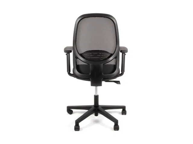 Bureaustoel EN1335 Linea Grace 01 zwart/zwart met 1D armleuning