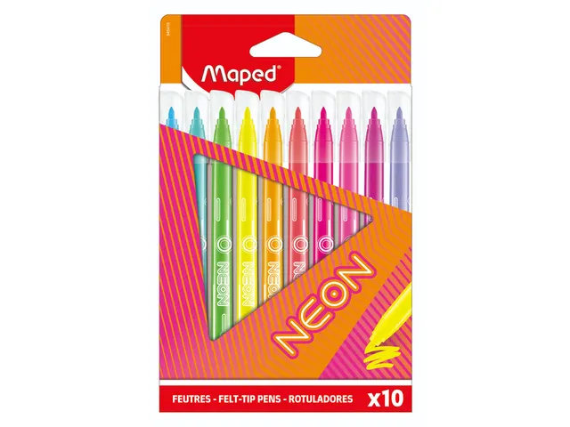 Maped Neon Viltstift set 10 kleuren