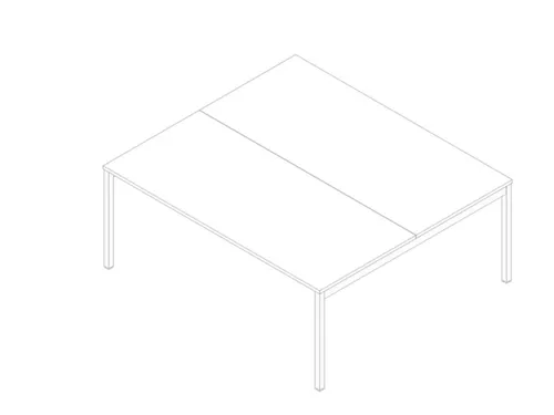 In hoogte verstelbare benchtafel,HxBxD 680-760x1800x1600mm,blad wit