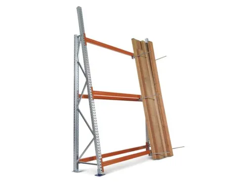 magazijnrek voor profielen,grondveld,eenzijdig,HxBxD 3300x2700x700mm