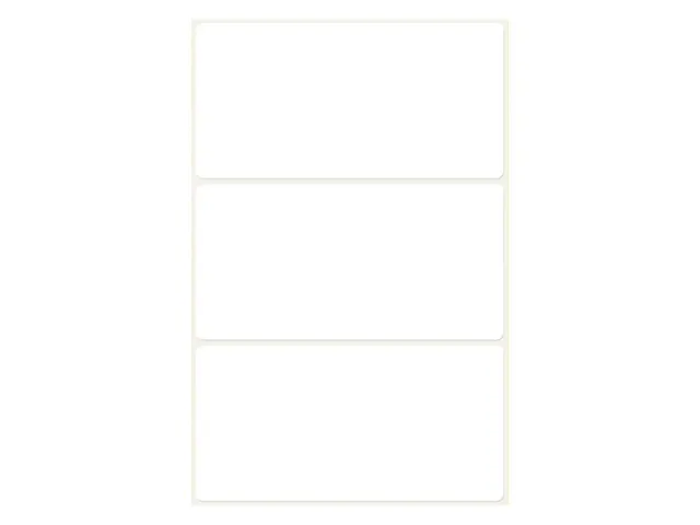 Etiket Avery Zweckform 3081 76x39mm wit 18 stuks